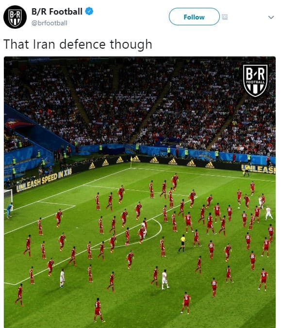 Br football brfootball follow that iran defence though br easi meash s speedl