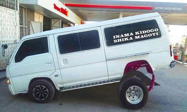 Lumumba road kidogo inama magoti shika