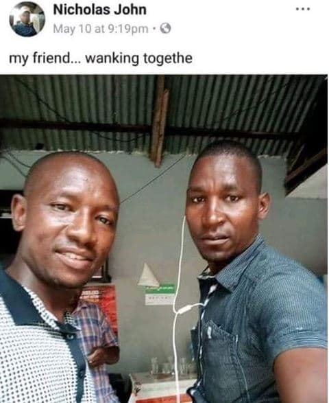 Nicholas john may 10 at 9.19pm my friend. wanking togethe