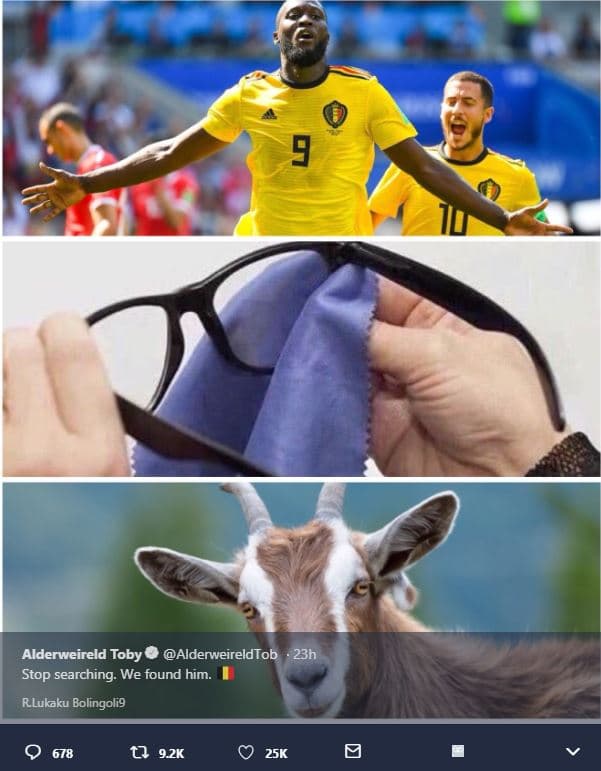 Alderweireld toby alderweireldtob 23h stop searching we found him. rlukaku bolin