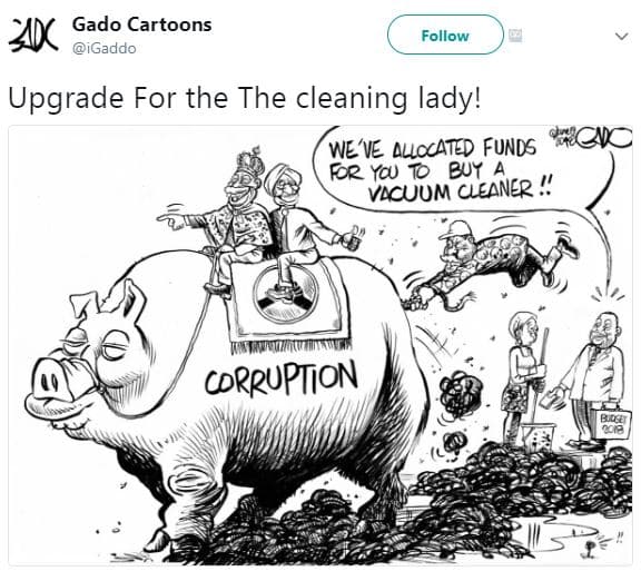 Gado cartoons a0k igaddo follow upgrade for the the cleaning lady! we'e auocated