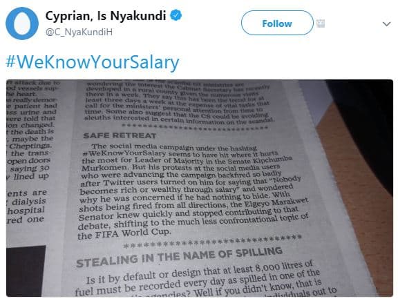 Cyprian, is nyakundi c_nyakundih follow weknowyoursalary porcuu fi nn slcuthg or