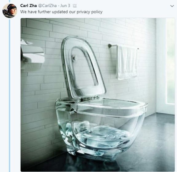 Carl zha carlzha jun 3 we have further updated our privacy policy