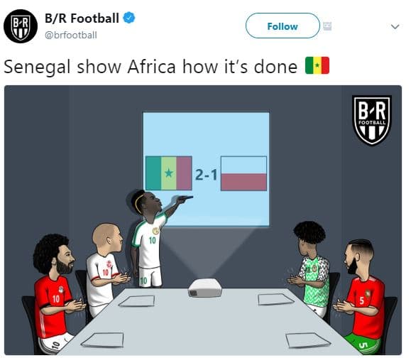 Br football brfootball follow senegal show africa how it's done br footb 2