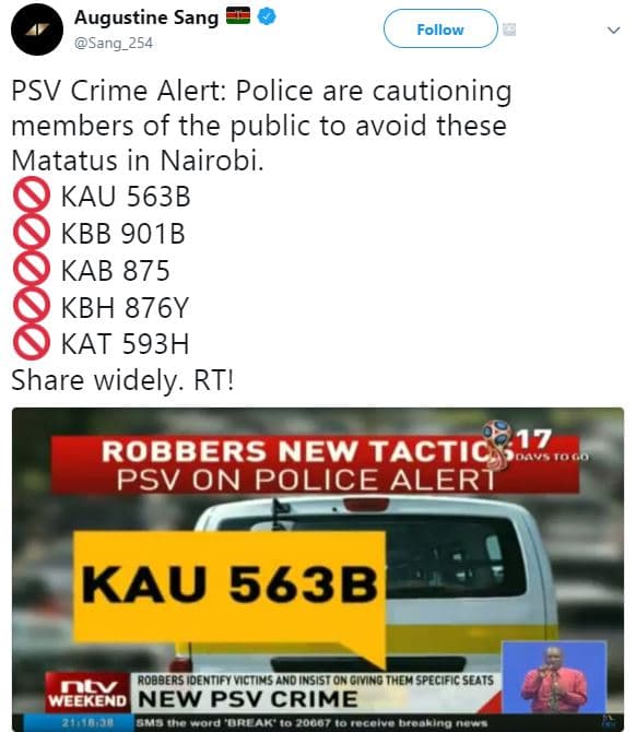 Augustine sang sang_254 follow psv crime alert police are cautioning members of