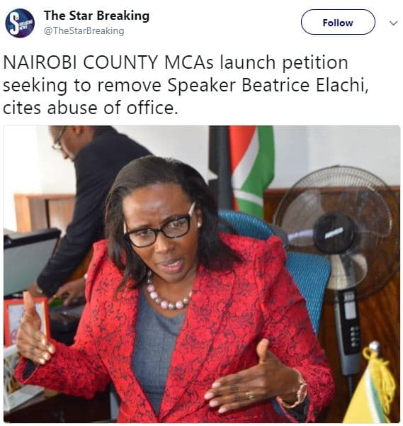 The star breaking thestarbrea king follow nairobi county mcas launch petition se