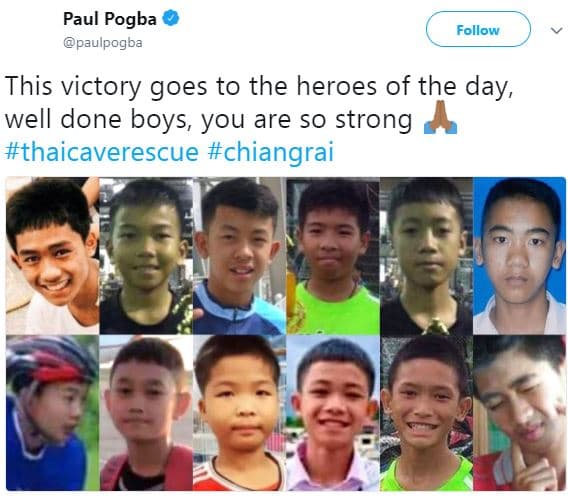 Paul pogba paulpogba follow this victory goes to the heroes of the day well done