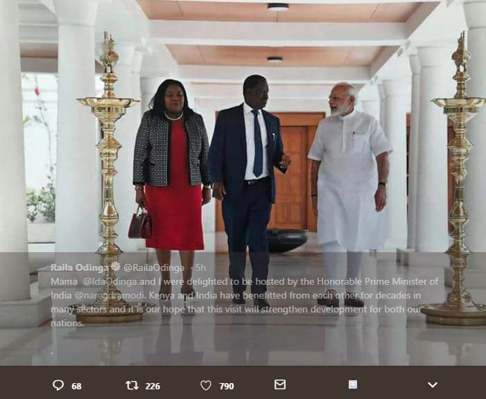 Raila odinga railaodinga sh mamaidal dinga and delighted to be hosted by the hon