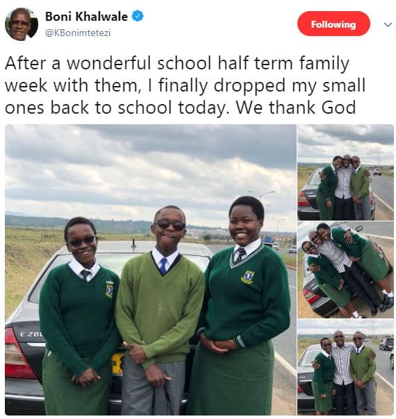 Boni khalwale kbonimtetezi following after a wonderful school half term family w