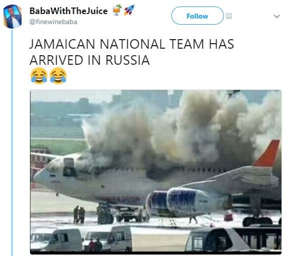 Babawiththejuice finewinebaba follow jamaican national team has arrived in russi
