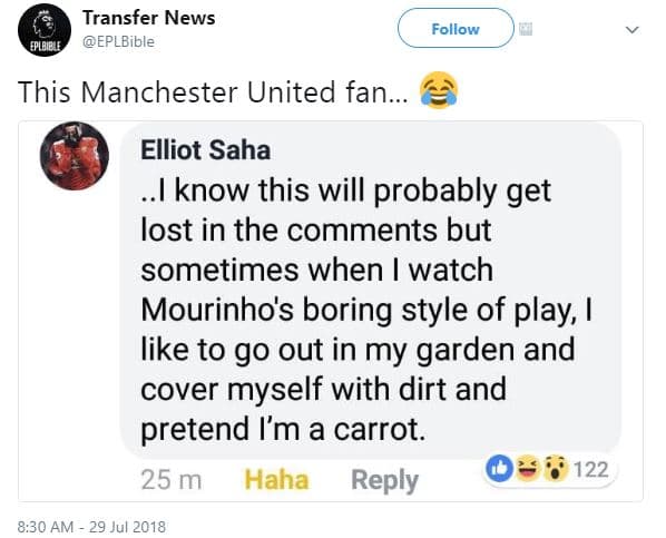 Transfer news eplbible follow this manchester united fan. elliot saha know this