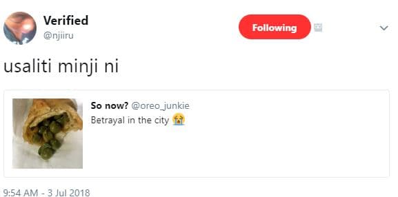 Verified njiiru following usaliti minji ni s0 now? oreo_junkie betraya in the ci