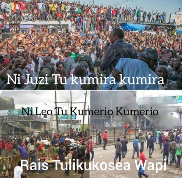 Ni juzi tu kumira kumira ni leo tu kumerio kumerio rais tulikukosea wapi
