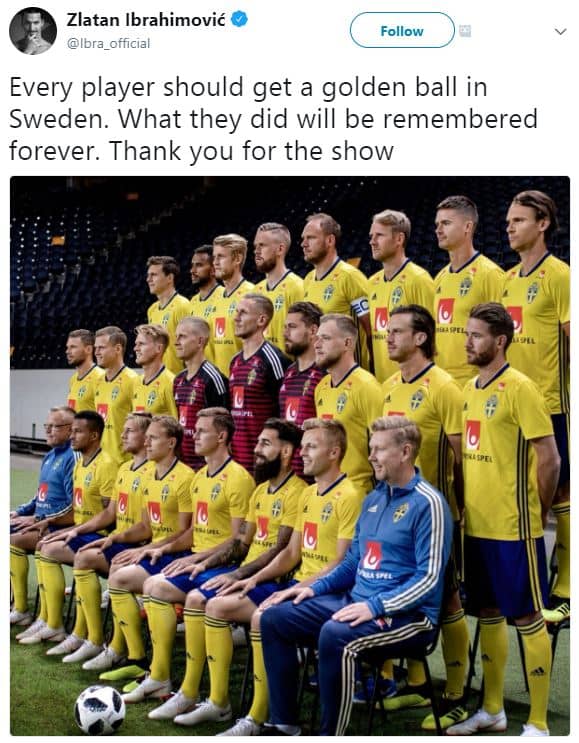Zlatan ibrahimovié ibra_official follow every player should get a golden ball in