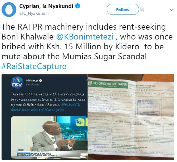 Cyprian, is nyakundi c_nyakundih follow the rai pr machinery includes rentseekin