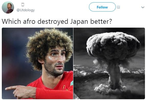 Follow utdology which afro destroyed japan better?