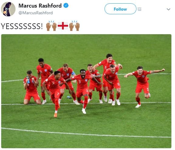 Marcus rashford marcusrashford follow yesssssss!