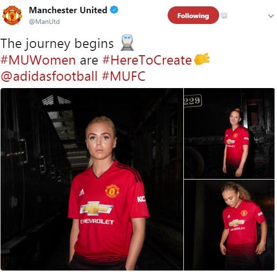 Manchester united manutd following the journey begins muwomen are heretocreate a