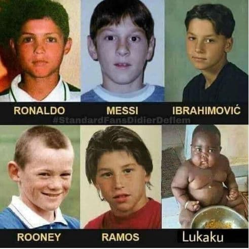 Ronaldo messi ibrahimovic qdiongadam rooney ramos lukaku
