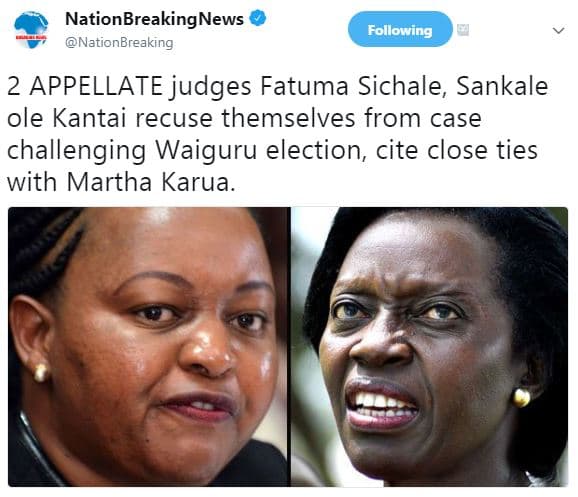 Nationbreakingnews nationbreaking following 2 appellate judges fatuma sichale sa