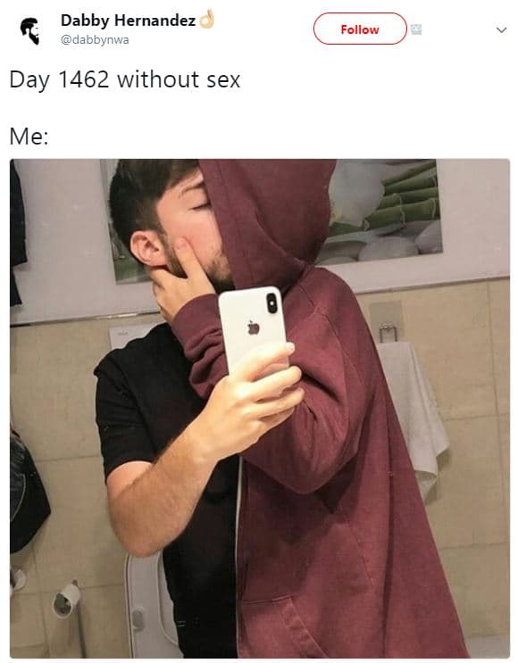 Dabby hernandez dabbynwa follow day without sex me