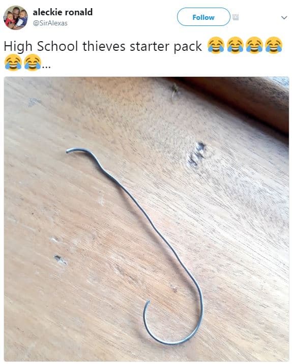 Aleckie ronald siralexas follow high school thieves starter pack