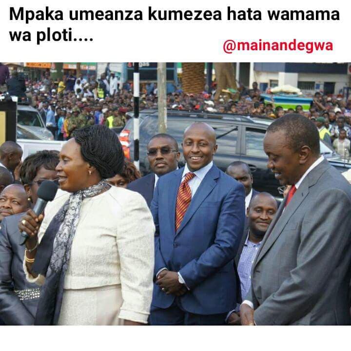 Mpaka umeanza kumezea hata wamama wa ploti. mainandegwa