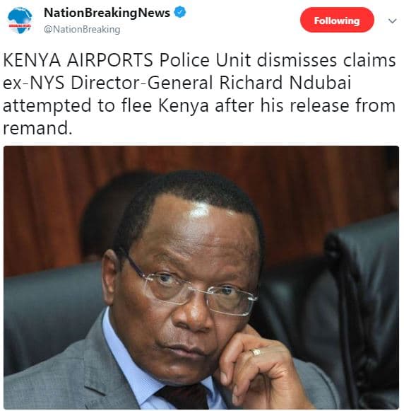 Nationbreakingnews nationbreaking following kenya airports police unit dismisses