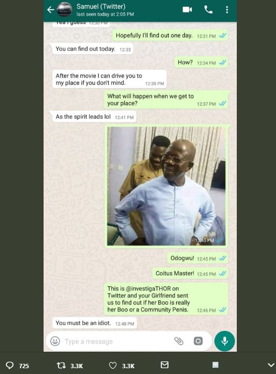 Samuel twitter astseei today at 2 05 pm hopefully il find out one day. 12 31pm y