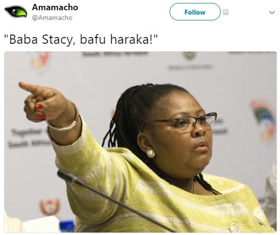 Amamacho amamacho follow baba stacy, bafu haraka!