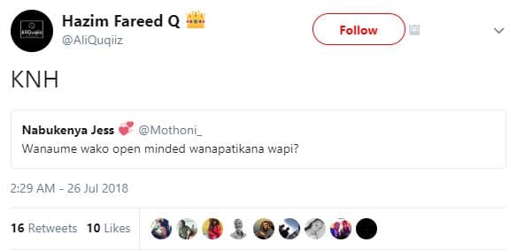 Hazim fareed q aliquqiiz follow knh nabukenya jess mothoni wanume wako open mind