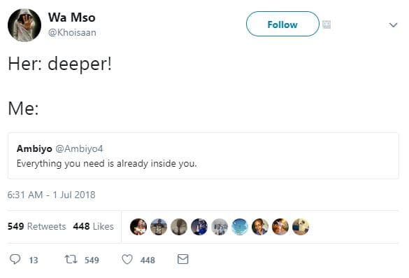 Wa mso khoisaan follow her deeper! me ambiyo ambiyo4 everything you need already