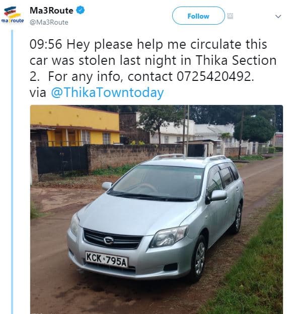 Ma3route oute ma3route follow 09.56 hey please help me circulate this car was st