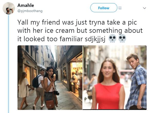 Amahle pjmboothang follow yall my friend was just tryna take a pic with her ice