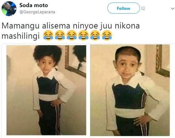 Soda moto georgeleparana follow mamangu alisema ninyoe juu nikona mashilingi
