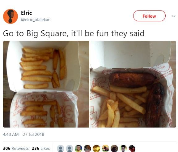 Elric elric_olalekan follow go to big square, it'll be fun they said 4,48 am 27