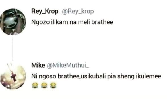 Rey_krop. rey_krop ngozo ilikam na meli brathee mike mikemuthui_ ni ngoso brathe