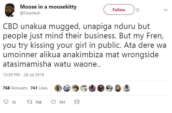 Moose in a moosekitty osonkoh follow cbd unakua mugged unapiga nduru but people