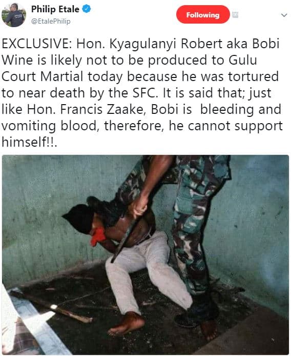 Philip etale etalephilip following exclusive hon. kyagulanyi robert aka bobi win