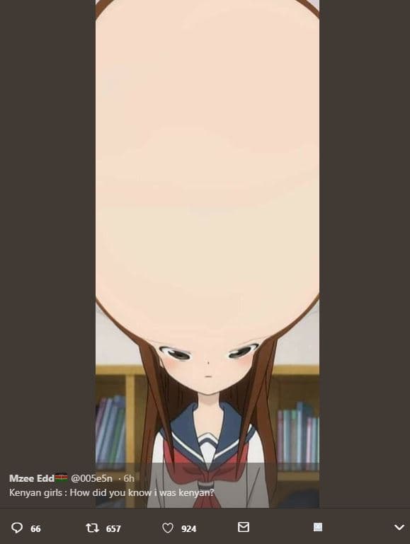 Mzee edd 0osesn kenyan girls how did you know was kenyan? 9 0 657 924