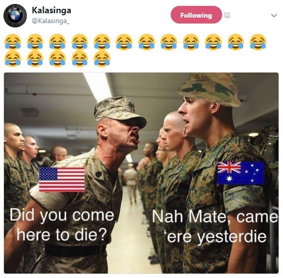 Kalasinga kalasinga following did you come here to die? nah mate camel ere yeste