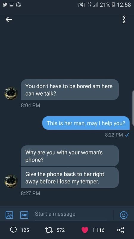 21 2 12.58 you don't have to be bored am here can we talk? 8.04 pm this is her m