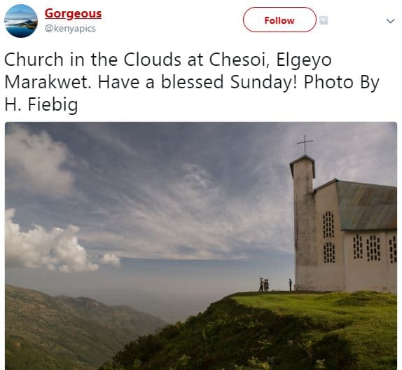 Gorgeous kenyapics follow church in the clouds at chesoi, elgeyo marakwet. have
