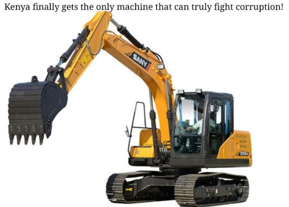 Kenya finally gets the only machine that can truly fight corruption! e