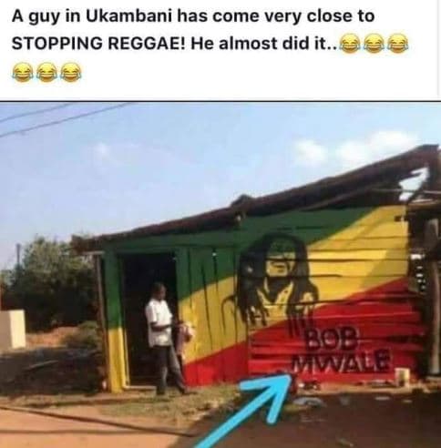 A guy in ukambani has come very close to stopping reggae! he almost did it . ata
