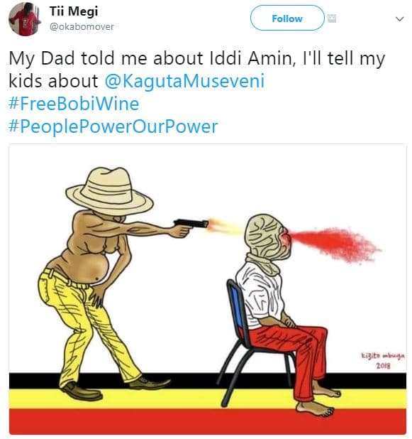 Tii megi okabomover follow my dad told me about iddi amin 1'il tell my kids abou