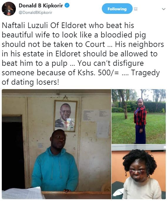 Donald b kipkorir donaldbkipkorir following naftali luzuli of eldoret who beat h