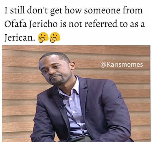 I still don't get how someone from ofafa jericho is not referred to as a jerican