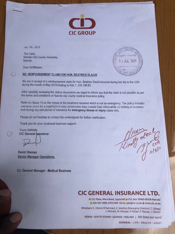 Cd cic group jui siı, 20í8 the clerk, nairobi city county assembly nairobi. 875?