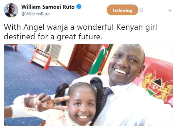 William samoei ruto williamsruto following with angel wanja a wonderful kenyan g